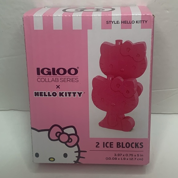 Hello Kitty Igloo Ice Blocks 2 Packs New - Picture 2 of 7